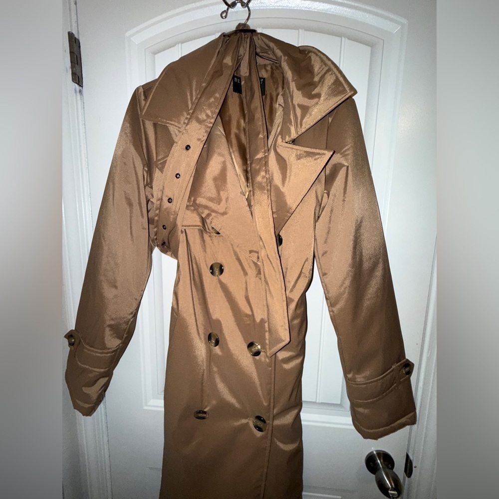 Bernardo Tan Belted Trench Coat New NWT - Picture 11 of 11